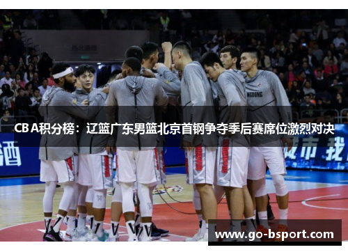 CBA积分榜：辽篮广东男篮北京首钢争夺季后赛席位激烈对决