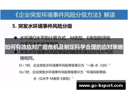 如何有效应对广厦危机及制定科学合理的应对策略